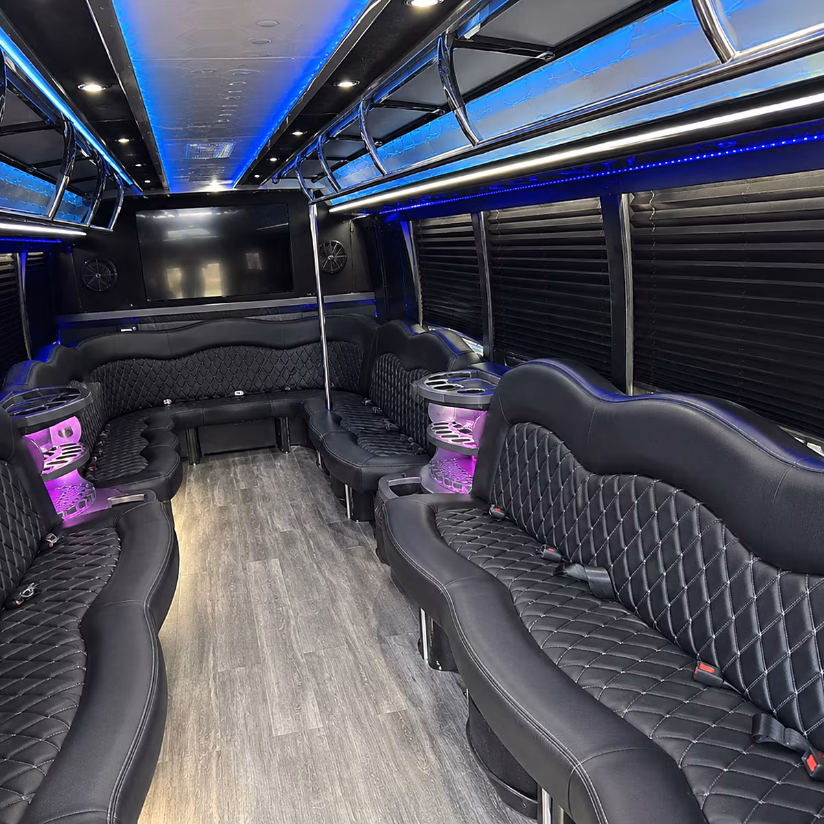 falls park downtown greenville party bus rental
