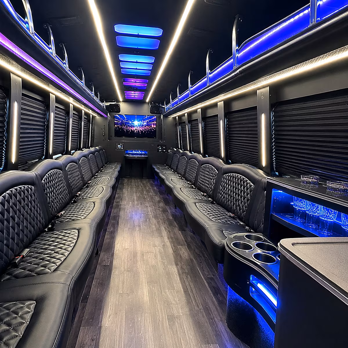 quinceanera sweet 16 party bus rental