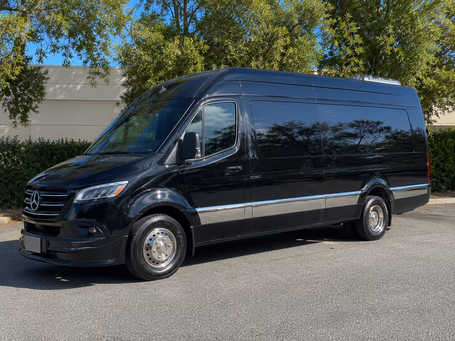 sprinter van with driver