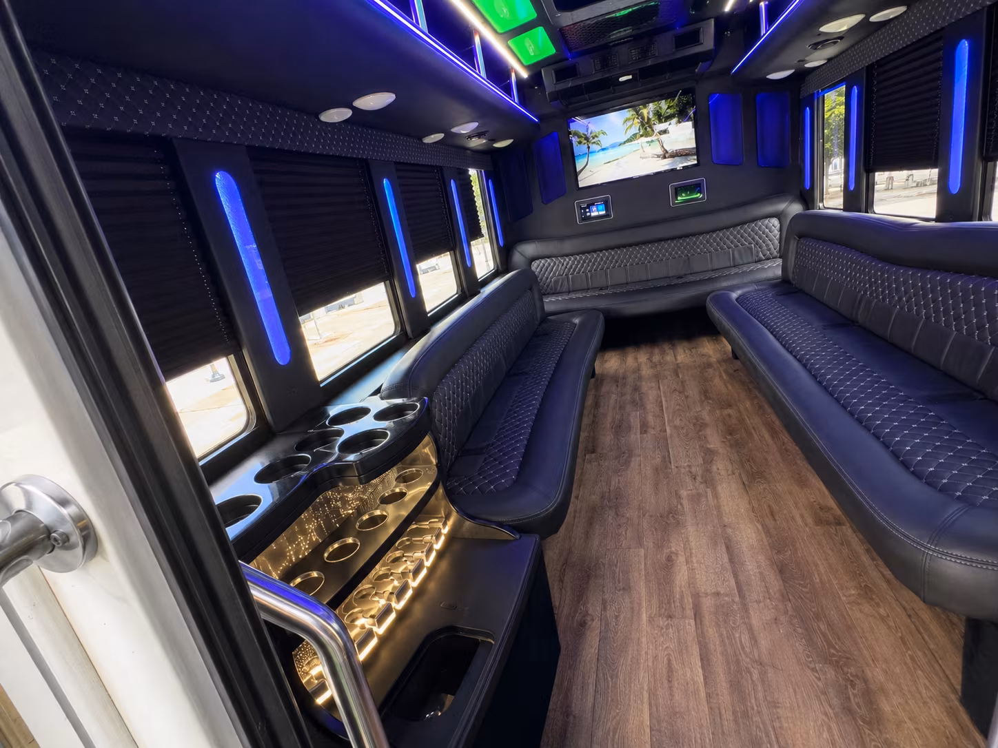 wedding party bus rental